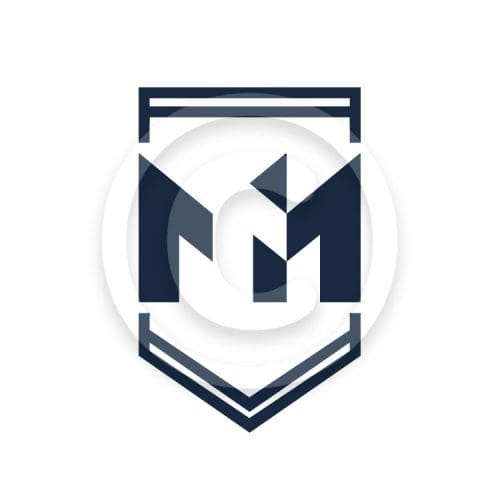 Logo MM in schild